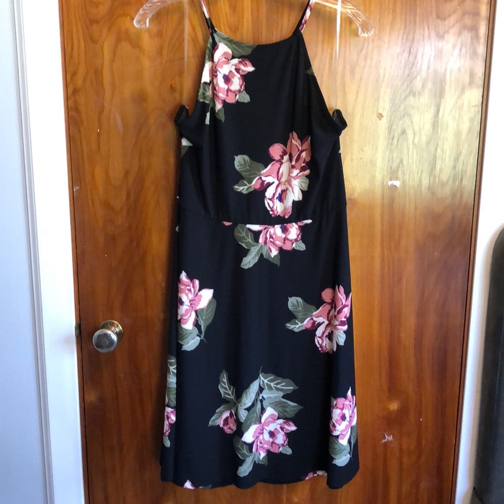 Black Floral Dress